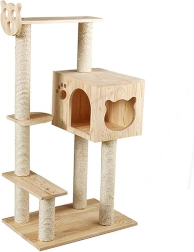 Kratzbaum, Katzenturm, mehrstöckiges Kätzchenhaus mit Kratzbäumen Kratzbaum, Katzenturm, mehrstöckiges Kätzchenhaus mit Kratzbäumen von vkeid