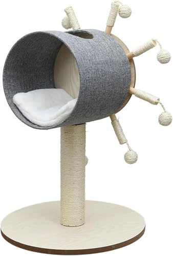 Kratzbaum, Kleiner Katzenturm mit Sisal-Kratzbaum zum Spielen und Ausruhen von Kätzchen Kratzbaum, Kleiner Katzenturm mit Sisal-Kratzbaum zum Spielen und Ausruhen von Kätzchen von vkeid