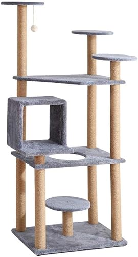Kratzbaum Condo Mehrschichtiges Katzenklettergerüst Katzenspielplatz Natürliches Hanfseil Katze Kratzfester Kratzbaum g Kratzbaum Condo Mehrschichtiges Katzenklettergerüst Katzenspielplatz Natürliches Hanfseil Katze Kratzfester Kratzbaum g von vkeid