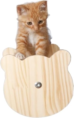 Kratzbaum für große Katzen, Katzen-Klettergerüst, Wandmontage, solide Katzen-Sprungplattform, Wandmöbel, Haustier, Kätzchen, Trampolin, Kratzbaum, Baumkatze (Größe: F) Vision von vkeid