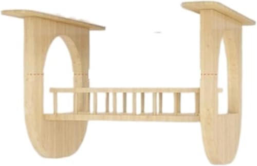 Kratzbaum für große Katzen, Katzendecke, Klettergerüst, Wandmontage, Katzenwand, Raumkapsel, Deckenkorridor, Katzentunnel, Plattform, Sprungkatze (Größe: B), Vision von vkeid