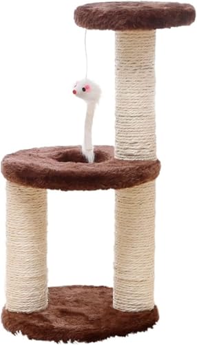 Kratzbaum für große Katzen, Katzenspielzeug, Kratzbaum, Sisalseil, Katzenkratzer, 3-lagig, Kratzbaum zum Schleifen von Kätzchen, Krallen, Katzenklettergerüst, Mobile Pfosten für Haustiere, Katze Kratzbaum für große Katzen, Katzenspielzeug, Kratzbaum, Sisalseil, Katzenkratzer, 3-lagig, Kratzbaum zum Schleifen von Kätzchen, Krallen, Katzenklettergerüst, Mobile Pfosten für Haustiere, Katze von vkeid
