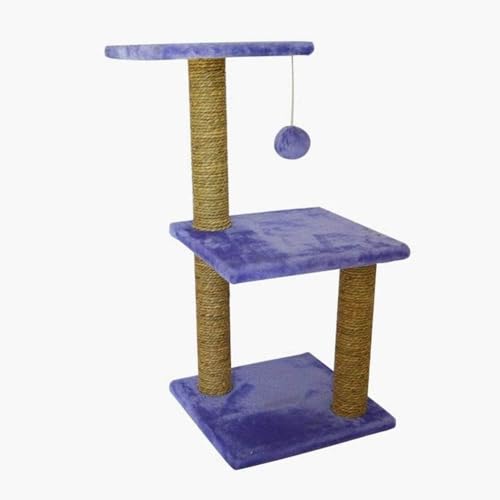 Kratzbaum für große Katzen, dreischichtig, quadratisch, Katzen-Klettergerüst, Plüschbasis, Maus, lustig, Federholz, Plüschstoff, Federhanf, Seilregal, Pfosten, Kitty, Haustierspielhaus, Katzenvision Kratzbaum für große Katzen, dreischichtig, quadratisch, Katzen-Klettergerüst, Plüschbasis, Maus, lustig, Federholz, Plüschstoff, Federhanf, Seilregal, Pfosten, Kitty, Haustierspielhaus, Katzenvision von vkeid