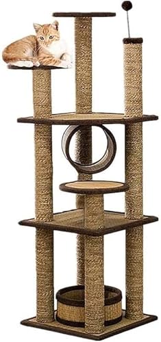 Kratzbaumturm Four Seasons Universal Cat Climbing Frame Haustiertürkätzchen-Aktivitätsturm Modernes Türaktivitätszentrum Hängebrücke Leiter Kratzbaumturm Four Seasons Universal Cat Climbing Frame Haustiertürkätzchen-Aktivitätsturm Modernes Türaktivitätszentrum Hängebrücke Leiter von vkeid
