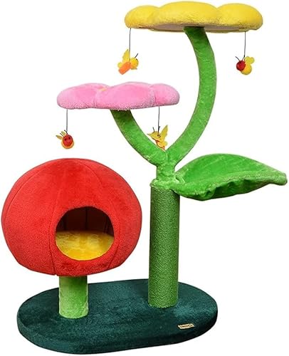 Pilz-Katzen-Nest, Blumen-Katzen-Klettergerüst, Katzenbaum, Zwei-in-Eins-Sisal-Säule, Katzen-Schleifkralle, Blumen-Katzen-Paradies Pilz-Katzen-Nest, Blumen-Katzen-Klettergerüst, Katzenbaum, Zwei-in-Eins-Sisal-Säule, Katzen-Schleifkralle, Blumen-Katzen-Paradies von vkeid
