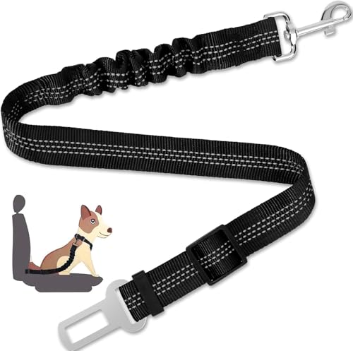 Hunde Sicherheitsgurt, Einstellbarer Hundegurt für Auto mit Universalstecker Hunde Sicherheitsgurt, Einstellbarer Hundegurt für Auto mit Universalstecker von vobobe