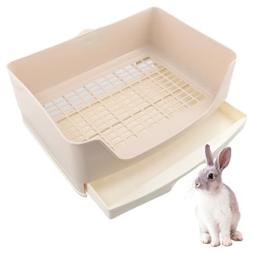 volumoon Kaninchen Katzentoilette, Große Katzentoilette mit Schublade, Kaninchenklo Trainieren, Töpfchen-Ecktoilette Kaninchenkäfig, Haustierpfanne für Kaninchen Meerschweinchen Frettchen,40x30x16cm volumoon Kaninchen Katzentoilette, Große Katzentoilette mit Schublade, Kaninchenklo Trainieren, Töpfchen-Ecktoilette Kaninchenkäfig, Haustierpfanne für Kaninchen Meerschweinchen Frettchen,40x30x16cm von volumoon