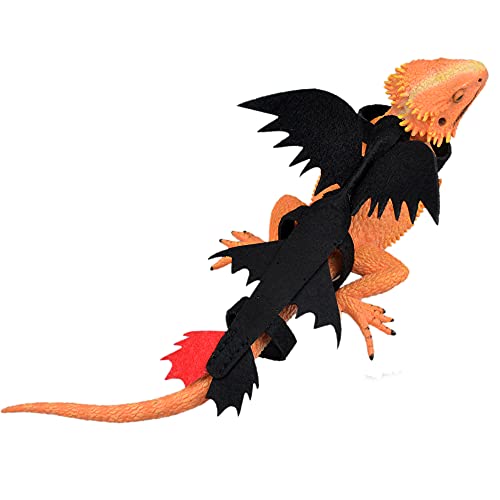 Eidechsen-Kostüm für Bartagamen, Geckos, Nachtdrache, Reptilien, Bekleidung, Zubehör, Fotoparty, (L) von vomvomp