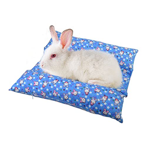 Kaninchen-Kuschelbett mit zwei Kissen, für Behinderten, Kaninchenbett, verhindert schmerzende Hasen, Hasenmatte, Flop-Bett von vomvomp