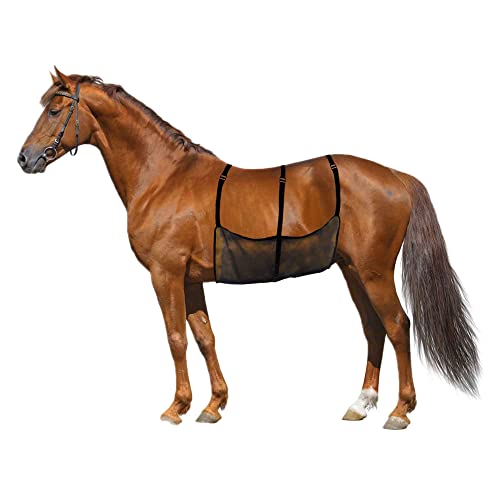 Ride Bauchschutz Pferd Fliegenblatt Mesh Bauchschutz für Reiten Stabile Einstellung Pferde von vomvomp