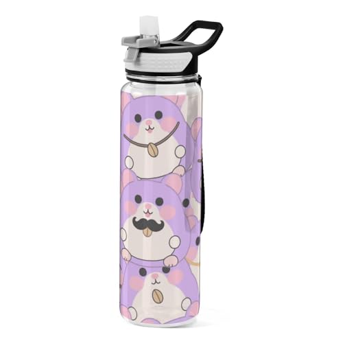 907.2 g Cartoon Cute Hamster Purple Simply Modern Water Bottle Tritan BPA Free Non toxic Plastic Water Bottles for Walking Washable 907.2 g Cartoon Cute Hamster Purple Simply Modern Water Bottle Tritan BPA Free Non toxic Plastic Water Bottles for Walking Washable von voucong