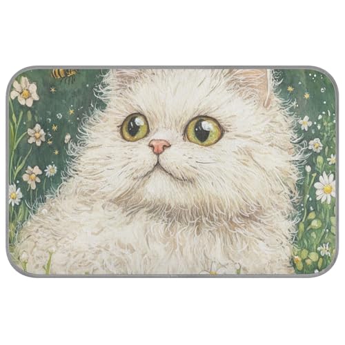 Art Selkirk Rex Cats Kühlmatte für Katzen, selbstkühlend, 96,5 x 58,4 cm, kühlendes Bett für Hunde, gemütliches Schlafen, Durablapete Frio Para Perros M Art Selkirk Rex Cats Kühlmatte für Katzen, selbstkühlend, 96,5 x 58,4 cm, kühlendes Bett für Hunde, gemütliches Schlafen, Durablapete Frio Para Perros M von voucong