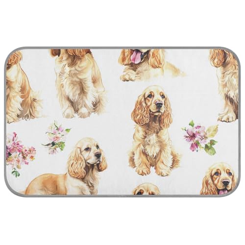 Beauty Spaniel Hundebett, für Katzen, selbstkühlend, 96,5 x 58,4 cm, Kühlmatte, Outdoor, für Hühner, zum Schlafen, wasserdicht, Manta, Fria, Para, Perros, M Beauty Spaniel Hundebett, für Katzen, selbstkühlend, 96,5 x 58,4 cm, Kühlmatte, Outdoor, für Hühner, zum Schlafen, wasserdicht, Manta, Fria, Para, Perros, M von voucong