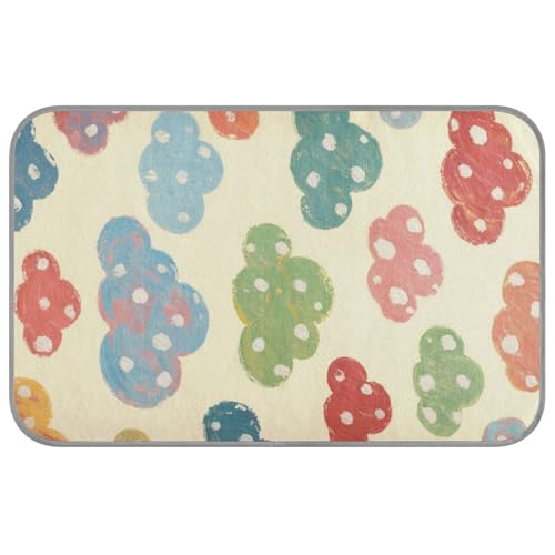 Colorful Clouds Kühlendes Hundebett, selbstkühlend, 96,5 x 58,4 cm, Kühlkissen oder Matten für Kaninchen, Reiseutensilien, Camas Frias Para Perros M Colorful Clouds Kühlendes Hundebett, selbstkühlend, 96,5 x 58,4 cm, Kühlkissen oder Matten für Kaninchen, Reiseutensilien, Camas Frias Para Perros M von voucong
