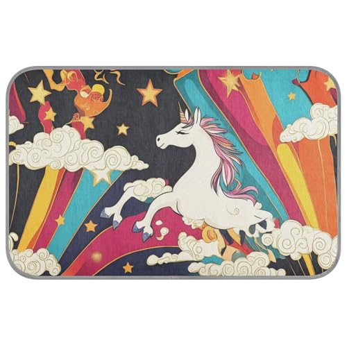 Einhorn-Haustierbetten für Katzen, selbstkühlend, 96,5 x 58,4 cm, kühlende Haustierunterlage für Schweine, Innenbereich, einzigartige Manta-Auffrischung, Para Perro M Einhorn-Haustierbetten für Katzen, selbstkühlend, 96,5 x 58,4 cm, kühlende Haustierunterlage für Schweine, Innenbereich, einzigartige Manta-Auffrischung, Para Perro M von voucong
