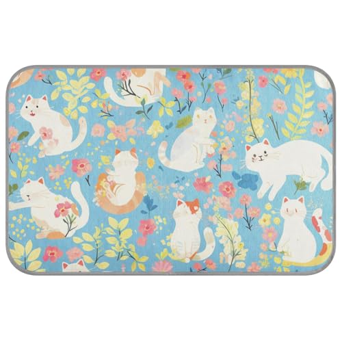 Fresh Spring Bunte Katzen Sommer Kühlkissen für Hunde, selbstkühlend, 96,5 x 58,4 cm, Betten für draußen, für Kaninchen, zum Schlafen, portablapete Refrescante para mascotas M Fresh Spring Bunte Katzen Sommer Kühlkissen für Hunde, selbstkühlend, 96,5 x 58,4 cm, Betten für draußen, für Kaninchen, zum Schlafen, portablapete Refrescante para mascotas M von voucong