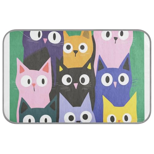 Green Cat Family Fun Sommer-Kühlkissen für Hunde, selbstkühlend, 96,5 x 58,4 cm, kühlende Decken für Hunde, gemütliches Schlafen, faltbar, Camas Frias Para Perros M Green Cat Family Fun Sommer-Kühlkissen für Hunde, selbstkühlend, 96,5 x 58,4 cm, kühlende Decken für Hunde, gemütliches Schlafen, faltbar, Camas Frias Para Perros M von voucong