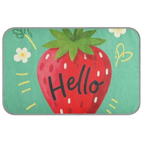 Hello Cartoon süßes rotes Erdbeer-Sommer-Haustierbett für Katzen, selbstkühlend, 96,5 x 58,4 cm, Bett für draußen, für Kätzchen, Innenbereich, weiches Band, Enfriador Para Perros M Hello Cartoon süßes rotes Erdbeer-Sommer-Haustierbett für Katzen, selbstkühlend, 96,5 x 58,4 cm, Bett für draußen, für Kätzchen, Innenbereich, weiches Band, Enfriador Para Perros M von voucong
