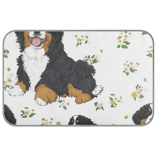 Karikatur-Berner Sennenhund, Sommerunterlage für Hunde, selbstkühlend, 96,5 x 58,4 cm, Betten für draußen, weich, Esterilla, Refrescante Para Perros M Karikatur-Berner Sennenhund, Sommerunterlage für Hunde, selbstkühlend, 96,5 x 58,4 cm, Betten für draußen, weich, Esterilla, Refrescante Para Perros M von voucong