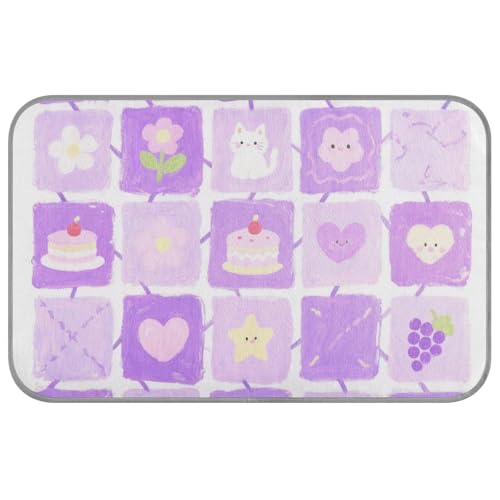 Kühldecke für Hunde, Motiv: lila Blumen, für den Sommer, selbstkühlend, 96,5 x 58,4 cm, Eiskissen für Schwein, Outdoor, faltbar, Frio Para Perros M Kühldecke für Hunde, Motiv: lila Blumen, für den Sommer, selbstkühlend, 96,5 x 58,4 cm, Eiskissen für Schwein, Outdoor, faltbar, Frio Para Perros M von voucong