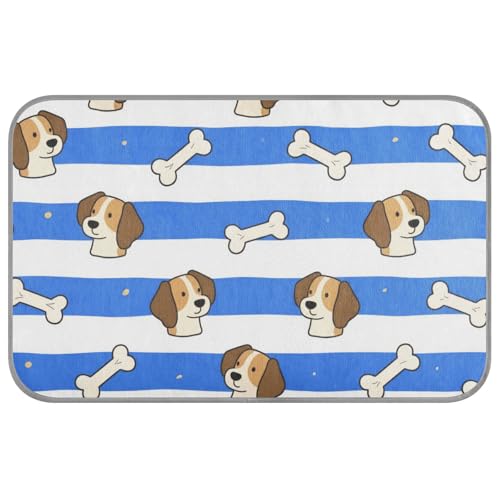 Kühldecke für große Hunde, selbstkühlend, 96,5 x 58,4 cm, Blau / Weiß gestreift, für Kätzchen, Reisen, nicht elektrisch, Manta, Fria, Para, Perros, M Kühldecke für große Hunde, selbstkühlend, 96,5 x 58,4 cm, Blau / Weiß gestreift, für Kätzchen, Reisen, nicht elektrisch, Manta, Fria, Para, Perros, M von voucong