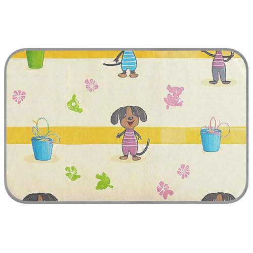 Kühlende Hundedecke mit niedlichem Cartoon-Hund, selbstkühlend, 96,5 x 58,4 cm, Haustier-Kühlmatte für Tiere, Outdoor, niedliches Camas Frias Para Perros M Kühlende Hundedecke mit niedlichem Cartoon-Hund, selbstkühlend, 96,5 x 58,4 cm, Haustier-Kühlmatte für Tiere, Outdoor, niedliches Camas Frias Para Perros M von voucong