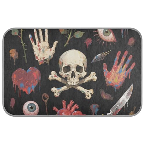 Kühlendes Hundebett im Gothic-Stil, Motiv: Rote Rose, Totenkopf, selbstkühlend, 96,5 x 58,4 cm, Kühlkissen oder Matten für Kätzchen, gemütlich, schlafsicher, Mantas Frías Para Perros M Kühlendes Hundebett im Gothic-Stil, Motiv: Rote Rose, Totenkopf, selbstkühlend, 96,5 x 58,4 cm, Kühlkissen oder Matten für Kätzchen, gemütlich, schlafsicher, Mantas Frías Para Perros M von voucong