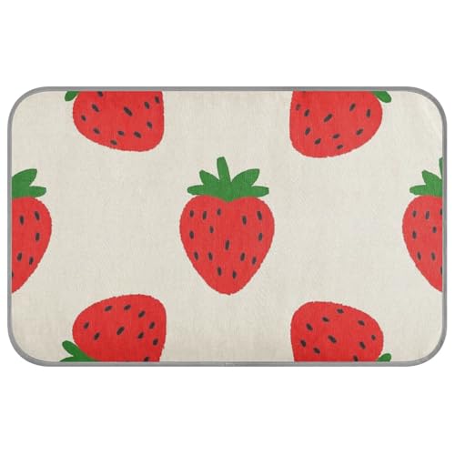 Kühlendes Hundebett mit Cartoon-Erdbeermotiv, selbstkühlend, 96,5 x 58,4 cm, Gel-Kühlmatte für Tiere, Innenbereich, weicher Manta, Fria, Para, Perros, M Kühlendes Hundebett mit Cartoon-Erdbeermotiv, selbstkühlend, 96,5 x 58,4 cm, Gel-Kühlmatte für Tiere, Innenbereich, weicher Manta, Fria, Para, Perros, M von voucong