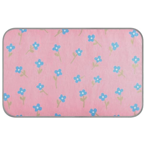 Kühlkissen für Hunde, Motiv: blaue Blumen, rosa Hintergrund, selbstkühlend, 96,5 x 58,4 cm, Haustier-Kühlkissen für Kätzchen, Innenbereich, bequem, Mantas Frías Para Perros M Kühlkissen für Hunde, Motiv: blaue Blumen, rosa Hintergrund, selbstkühlend, 96,5 x 58,4 cm, Haustier-Kühlkissen für Kätzchen, Innenbereich, bequem, Mantas Frías Para Perros M von voucong
