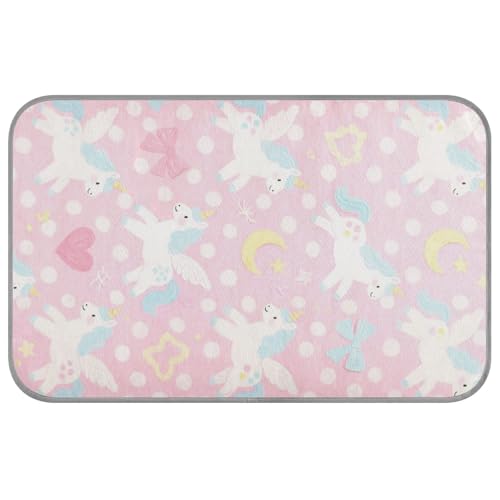 Kühlkissen für Hunde, niedliches Cartoon-Design, weiß, Regenbogen-Einhörner, für Sommer, selbstkühlend, 96,5 x 58,4 cm, Betten für draußen, für Kaninchen, Reisen, bequem, Camas Frias Para Perros M Kühlkissen für Hunde, niedliches Cartoon-Design, weiß, Regenbogen-Einhörner, für Sommer, selbstkühlend, 96,5 x 58,4 cm, Betten für draußen, für Kaninchen, Reisen, bequem, Camas Frias Para Perros M von voucong