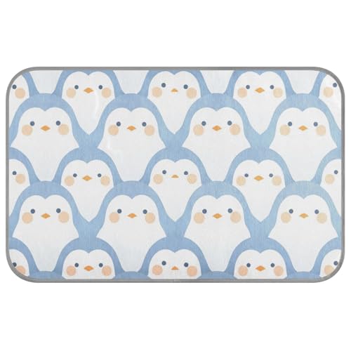 Kühlmatte für Hunde, Motiv: zartes Cartoon-Pinguin, für den Sommer, selbstkühlend, 96,5 x 58,4 cm, kühlendes Haustierbett für Hunde, gemütliches Schlafzubehör, Cama Fria Para Perro, M Kühlmatte für Hunde, Motiv: zartes Cartoon-Pinguin, für den Sommer, selbstkühlend, 96,5 x 58,4 cm, kühlendes Haustierbett für Hunde, gemütliches Schlafzubehör, Cama Fria Para Perro, M von voucong