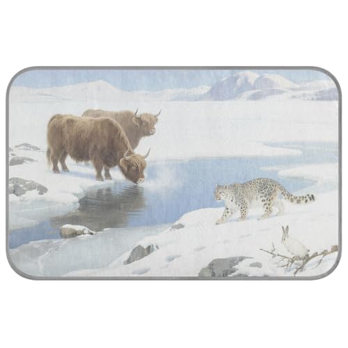 Kuh-/Katzen-Winter-Sommerunterlage für Outdoor-Katzen, selbstkühlend, 96,5 x 58,4 cm, Pad für Haustiere für Hamster, Outdoor, nicht-elektrisch, Manta, Fria, Para, Perros, M von voucong