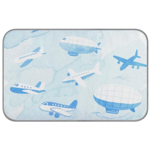 Lovely Blue Plane Summer Outdoor-Kühlmatte für Hunde, selbstkühlend, 96,5 x 58,4 cm, Kühldecke für Kätzchen, nicht elektrisch, Manta, Refrescante Para Perro M Lovely Blue Plane Summer Outdoor-Kühlmatte für Hunde, selbstkühlend, 96,5 x 58,4 cm, Kühldecke für Kätzchen, nicht elektrisch, Manta, Refrescante Para Perro M von voucong