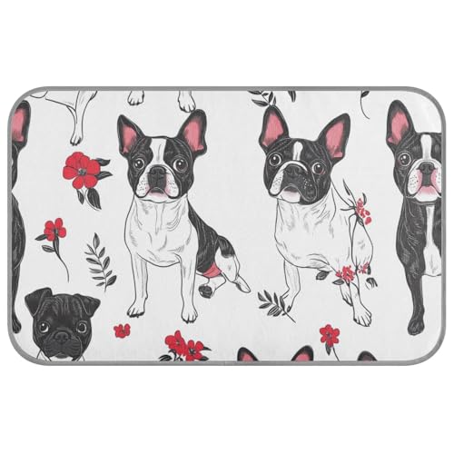 Lustiges Boston-Terrier-Hundekissen für Hunde, selbstkühlend, 96,5 x 58,4 cm, Eiskissen für Kätzchen, Outdoor, faltbar, Manta, Refrescante Para Perro, M Lustiges Boston-Terrier-Hundekissen für Hunde, selbstkühlend, 96,5 x 58,4 cm, Eiskissen für Kätzchen, Outdoor, faltbar, Manta, Refrescante Para Perro, M von voucong