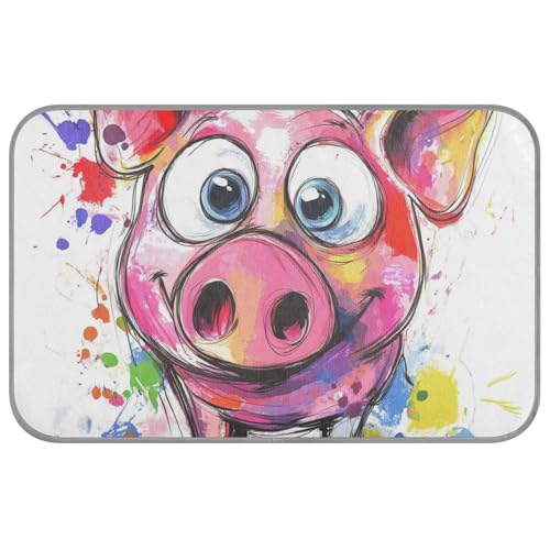 Lustiges Schweine-Kunstgemälde, Sommer-Hundekäfig-Pad, selbstkühlend, 96,5 x 58,4 cm, Haustiermatte für Chihuahua, Innenbereich, nicht elektrisch, Klebeband Frio Para Perros M Lustiges Schweine-Kunstgemälde, Sommer-Hundekäfig-Pad, selbstkühlend, 96,5 x 58,4 cm, Haustiermatte für Chihuahua, Innenbereich, nicht elektrisch, Klebeband Frio Para Perros M von voucong
