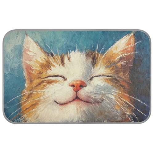 Lustiges Tier-Katzen-Sommer-Katzenbett für den Innenbereich, selbstkühlend, 96,5 x 58,4 cm, Haustier-Kühlmatten für Kätzchen, zum Schlafen, abnehmbare Mantas frías para perros M Lustiges Tier-Katzen-Sommer-Katzenbett für den Innenbereich, selbstkühlend, 96,5 x 58,4 cm, Haustier-Kühlmatten für Kätzchen, zum Schlafen, abnehmbare Mantas frías para perros M von voucong
