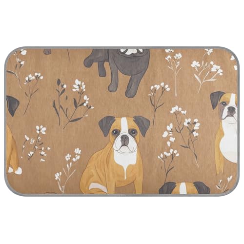 Niedliche Boxer-Hundebox-Unterlage, selbstkühlend, 96,5 x 58,4 cm, für Kätzchen, Innen, einzigartig, Esterilla Refrescante para perros, Größe M, Braun Niedliche Boxer-Hundebox-Unterlage, selbstkühlend, 96,5 x 58,4 cm, für Kätzchen, Innen, einzigartig, Esterilla Refrescante para perros, Größe M, Braun von voucong