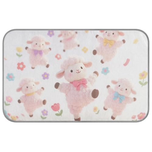 Niedliche Cartoon-Decke mit rosa Schafen, selbstkühlend, 96,5 x 58,4 cm, Kühlmatte für den Außenbereich, für Kaninchen, Outdoor, Cutapete Frio Para, Perros, M Niedliche Cartoon-Decke mit rosa Schafen, selbstkühlend, 96,5 x 58,4 cm, Kühlmatte für den Außenbereich, für Kaninchen, Outdoor, Cutapete Frio Para, Perros, M von voucong