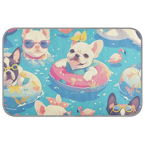 Niedliche Sommermatte für Hunde, selbstkühlend, 96,5 x 58,4 cm, Bett für draußen, für Kätzchen, Outdoor, wasserdicht, Esterilla, Refrescante Para Perros, Größe M Niedliche Sommermatte für Hunde, selbstkühlend, 96,5 x 58,4 cm, Bett für draußen, für Kätzchen, Outdoor, wasserdicht, Esterilla, Refrescante Para Perros, Größe M von voucong