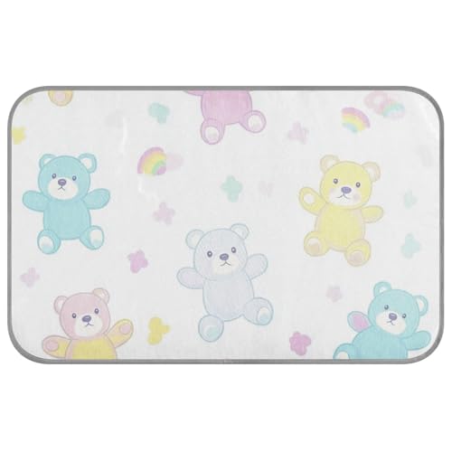 Niedlicher bunter Bär, Sommer-Hundehütte, kühlend, selbstkühlend, 96,5 x 58,4 cm, Kühlkissen für Kätzchen im Innenbereich, weiche Camas Frias Para Perros M Niedlicher bunter Bär, Sommer-Hundehütte, kühlend, selbstkühlend, 96,5 x 58,4 cm, Kühlkissen für Kätzchen im Innenbereich, weiche Camas Frias Para Perros M von voucong