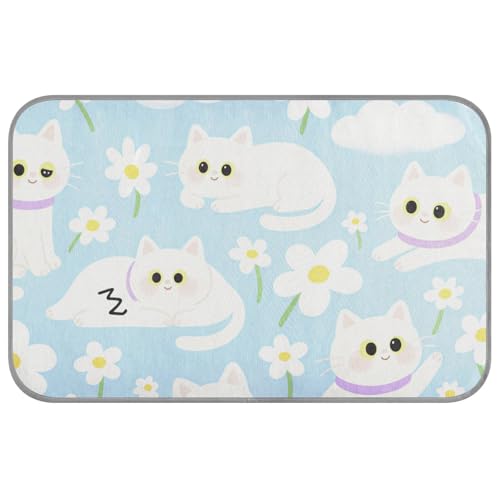 Sommer-Katzenbett für draußen, selbstkühlend, 96,5 x 58,4 cm, für den Außenbereich, für Chihuahua, Schlafutensilien, Manta, Refrescante Para, Perro, M Sommer-Katzenbett für draußen, selbstkühlend, 96,5 x 58,4 cm, für den Außenbereich, für Chihuahua, Schlafutensilien, Manta, Refrescante Para, Perro, M von voucong