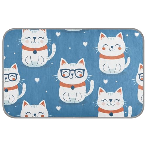 Sommer-Katzendecke mit niedlichem Katzenmuster, selbstkühlend, 96,5 x 58,4 cm, für Hamsterreisen, Durablapete Frio Para Perros M Sommer-Katzendecke mit niedlichem Katzenmuster, selbstkühlend, 96,5 x 58,4 cm, für Hamsterreisen, Durablapete Frio Para Perros M von voucong