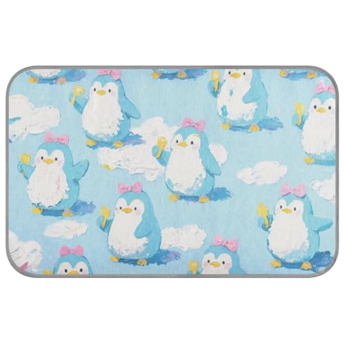 Sommerdecke für Hunde, niedlicher Cartoon-Pinguin, selbstkühlend, 96,5 x 58,4 cm, Haustiermatte für Welpen, zum Schlafen, rutschfest, Camas Frias Para Perros M Sommerdecke für Hunde, niedlicher Cartoon-Pinguin, selbstkühlend, 96,5 x 58,4 cm, Haustiermatte für Welpen, zum Schlafen, rutschfest, Camas Frias Para Perros M von voucong
