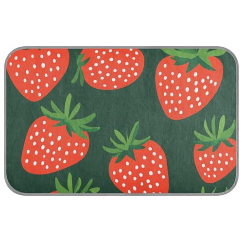 Strawberry Vector Sommer-Katzenbett für Outdoor-Katzen, selbstkühlend, 96,5 x 58,4 cm, Betten für draußen, für Kaninchen, Reisen, bequem, Manta, Refrescante Para Perro, M, Schwarz / Rot Strawberry Vector Sommer-Katzenbett für Outdoor-Katzen, selbstkühlend, 96,5 x 58,4 cm, Betten für draußen, für Kaninchen, Reisen, bequem, Manta, Refrescante Para Perro, M, Schwarz / Rot von voucong
