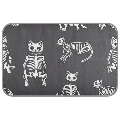 Süße Katzenskelette, Knochen-Sommer-Hundedecken für große Hunde, selbstkühlend, 96,5 x 58,4 cm, Outdoor-Kühlkissen für Kaninchen, gemütliches Schlafen, waschbar, Manta, Refrescante Para Perro, M Süße Katzenskelette, Knochen-Sommer-Hundedecken für große Hunde, selbstkühlend, 96,5 x 58,4 cm, Outdoor-Kühlkissen für Kaninchen, gemütliches Schlafen, waschbar, Manta, Refrescante Para Perro, M von voucong