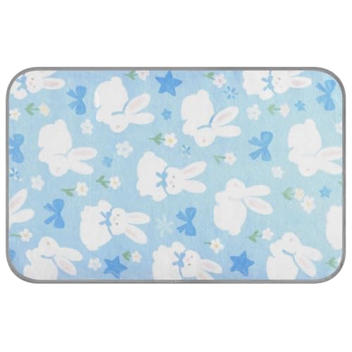 Süßes Cartoon-Kaninchen-Sommer-Katzenbett für Innenkatzen, selbstkühlend, 96,5 x 58,4 cm, Haustier-Kühlkissen für Kaninchen, weicher Manta, Refrescante para perro M Süßes Cartoon-Kaninchen-Sommer-Katzenbett für Innenkatzen, selbstkühlend, 96,5 x 58,4 cm, Haustier-Kühlkissen für Kaninchen, weicher Manta, Refrescante para perro M von voucong