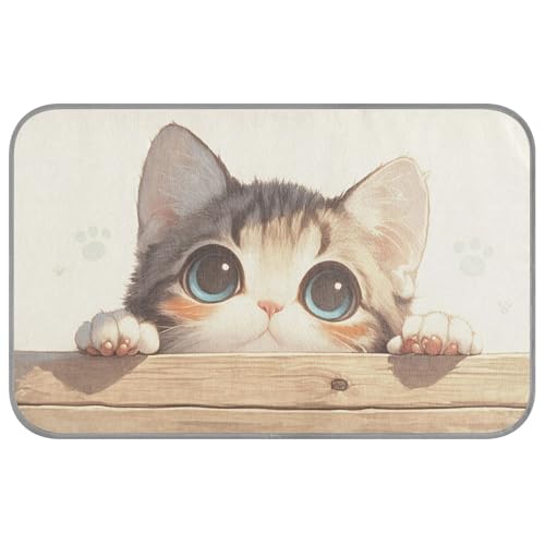 Süßes Cartoon-Katzenbett, waschbar, selbstkühlend, 96,5 x 58,4 cm, Haustier-Kühlbett für Hamster, Innenbereich, tragbar, Manta, Refrescante Para Perro, M Süßes Cartoon-Katzenbett, waschbar, selbstkühlend, 96,5 x 58,4 cm, Haustier-Kühlbett für Hamster, Innenbereich, tragbar, Manta, Refrescante Para Perro, M von voucong