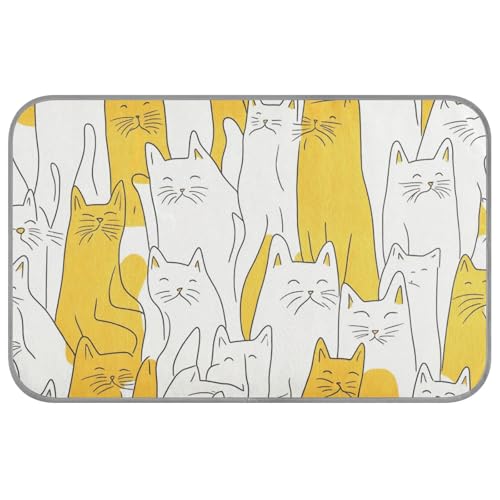 Sweet Cats Sommer-Katzenbett, selbstkühlend, 96,5 x 58,4 cm, Haustier-Kühlkissen für Tiere, zum Schlafen, schnurlos, Esterilla, Refrescante para perros, M Sweet Cats Sommer-Katzenbett, selbstkühlend, 96,5 x 58,4 cm, Haustier-Kühlkissen für Tiere, zum Schlafen, schnurlos, Esterilla, Refrescante para perros, M von voucong