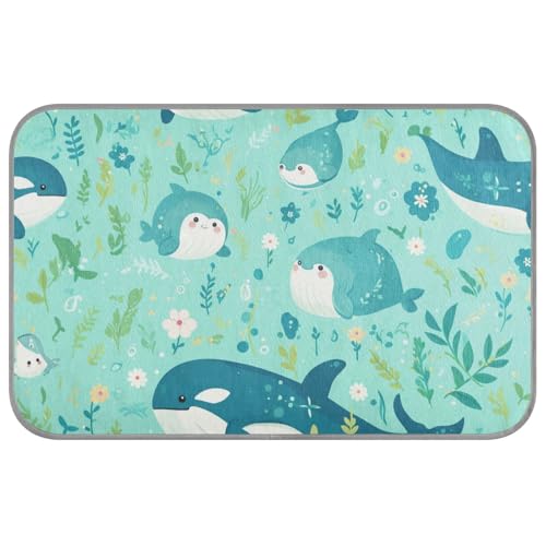 Zartes Cartoon-Orca-Grünes Sommer-Katzenbett für Indoor-Katzen, selbstkühlend, 96,5 x 58,4 cm, kalte Matte für Kaninchen, gemütliches Schlafen, abnehmbar, Manta, Refrescante Para Perro M Zartes Cartoon-Orca-Grünes Sommer-Katzenbett für Indoor-Katzen, selbstkühlend, 96,5 x 58,4 cm, kalte Matte für Kaninchen, gemütliches Schlafen, abnehmbar, Manta, Refrescante Para Perro M von voucong