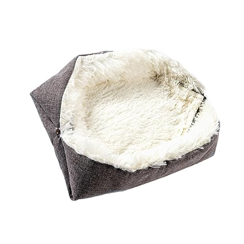 vreplrse Plüschkatze – Gönnen Sie Ihrer Katze EIN luxuriöses Bettwäsche Erlebnis, praktisches und tragbares Winter Haustierbett, Hundebett, Kissen, Katzenbett, Milchweißer Samt vreplrse Plüschkatze – Gönnen Sie Ihrer Katze EIN luxuriöses Bettwäsche Erlebnis, praktisches und tragbares Winter Haustierbett, Hundebett, Kissen, Katzenbett, Milchweißer Samt von vreplrse
